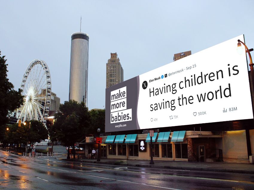 "Make More Babies" 캠페인을 전국으로 확산시켜요!