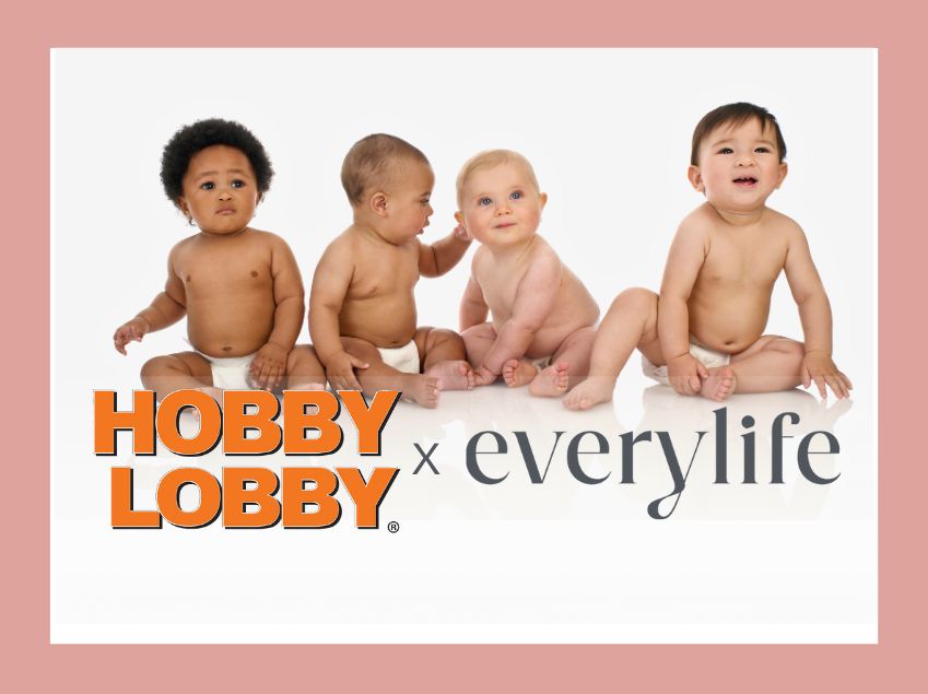 에브리라이프, Hobby Lobby와 협력하여 베이비 기프트 박스 제공